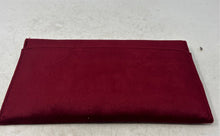 Load image into Gallery viewer, Swarovski Womens Red Inner Pockets Flap Over Lined Envelope Wallet