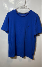 Load image into Gallery viewer, Nautica Mens Blue Short Sleeve Crew Neck Pullover Performance T-Shirt Size M