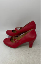 Load image into Gallery viewer, Journee Collection Womens Windy Red Leather Round Toe Mary Jane Pump Heels Sz 10