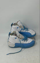 Load image into Gallery viewer, Nike Kids Air Jordan 12 Retro DQ4366-114 White And Blue Sneakers Shoes Size 12C