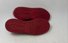 Load image into Gallery viewer, Nike Boys Air Jordan 1 Low 553560-606 Red Black Leather Basketball Shoes Sz 5.5Y