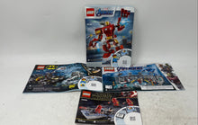 Load image into Gallery viewer, Lot Of 8 Pcs Assorted Lego Avengers & Star Wars Mixed Instruction Manuals Age 3+