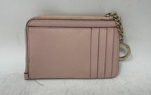 Load image into Gallery viewer, Kate Spade New York Womens Pink Leather Credit Card Slot Mini L-Zip Wallet