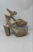 Load image into Gallery viewer, Anne Klein Womens Lalima 2 Brown Open Toe High Block Platform Heels Size 7.5 M