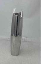 Load image into Gallery viewer, Silver Color Decorative Vase With An Asymmetrical Design At The Top Collectible