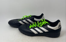 Load image into Gallery viewer, Adidas Mens Goletto VI TF BB0585 Black White Turf Soccer Cleats Size 11.5