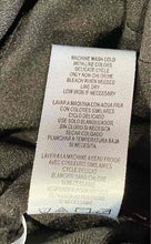 Load image into Gallery viewer, Calvin Klein Womens Black Roll tab Sleeve Button Up Shirt Blouse Size L