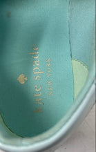 Load image into Gallery viewer, Kate Spade New York Womens Fez Gloss White Turquoise Sneaker Shoes Size 8.5B