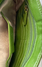 Load image into Gallery viewer, Michael Kors Womens Webster Green Ruched Inner Pocket Small Crossbody Bag