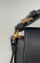 Load image into Gallery viewer, Steve Madden Womens Black Adjustable Strap Top Handle Crossbody Bag With Tags