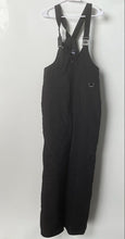 Load image into Gallery viewer, Chalet Ski Wear Mens Black Front Zip One-Piece Snow Pant Bib Overall Size Large