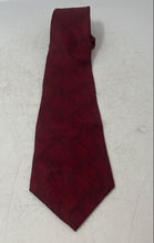 Load image into Gallery viewer, Gianfranco Ruffini Mens Red Printed Silk Adjustable Pointed Tie One Size