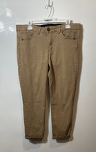 Load image into Gallery viewer, Democracy Womens Brown Pockets Skinny Leg Chino pants Size 14