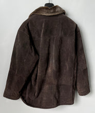 Load image into Gallery viewer, Charles Klein Mens Brown Leather Long Sleeve Full-Zip Jacket Size Large