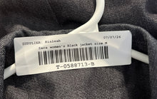 Load image into Gallery viewer, Zara Womens Black Long Sleeve Notch Lapel Single-Breasted Blazer Size M