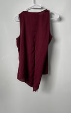 Load image into Gallery viewer, Express Womens Red Sleeveless V-Neck Asymmetrical Hem Tank Top Size S/P