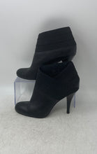 Load image into Gallery viewer, Calvin Klein Womens Hadrian E7006 Black Pull-On Ankle Booties Heels Size 7.5 M