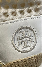 Load image into Gallery viewer, Authentic Tory Burch Womens White Slip-On Espadrille Flat Size 7 Worn