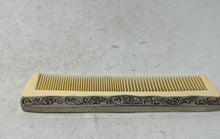 Load image into Gallery viewer, Vintage Silver-Tone Ornate Embossed Raised Floral Design Vanity Hair Comb