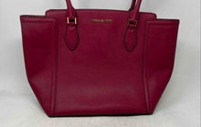 Load image into Gallery viewer, Michael Kors Womens Red Double Handle Shoulder Tote Handbag