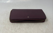 Load image into Gallery viewer, Kate Spade Womens Burgundy Saffiano Leather Continental Zip-Around Wallet