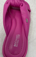 Load image into Gallery viewer, Michael Kors Womens Elena Pink Slip-On Flat Slide Sandals Size 6M