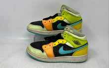 Load image into Gallery viewer, Nike Unisex Kids Air Jordan 1 Mid SE Multicolor Basketball Shoes 5.5Y No Laces