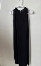 Load image into Gallery viewer, Adrienne Vittadini Womens Black Sleeveless Round Neck Back Zip Maxi Dress Size M