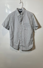 Load image into Gallery viewer, Banana Republic Mens White Floral Print Short Sleeve Button-Up Shirt Size S