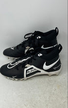 Load image into Gallery viewer, Nike Mens Alpha Menace Varsity 3 CV0586-001 Black White Football Cleats Size 10