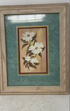 Load image into Gallery viewer, Framed And Signed Magnolia Flowers Louisiana Mud Painting Art By Henry Neubig