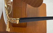 Load image into Gallery viewer, Authentic Caviar Women's Gold-Tone Black Glasses