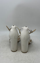 Load image into Gallery viewer, Sam Edelman Womens Daniella White Block Heel Ankle Strap Sandals Size 9.5
