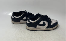 Load image into Gallery viewer, Nike Kids Dunk Low White Black Low Top Lace-Up Sneaker Shoes Size 2.5Y