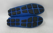 Load image into Gallery viewer, Mercanti Fiorentini Womens Blue Moc Toe Slip-On Penny Loafer Shoes Size 8B