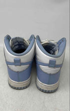 Load image into Gallery viewer, Nike Womens Dunk High White Blue High Top Lace-Up Sneaker Shoes Size 7