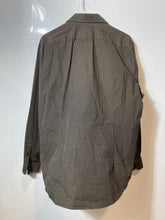 Load image into Gallery viewer, Express 1MX Mens Gray Printed Slim Fit Long Sleeve Button-Up Shirt Size Large