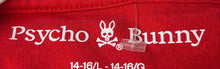 Load image into Gallery viewer, Psycho Bunny Boys Red Cotton Crew Neck Short Sleeve T-Shirt Size 14-16/L