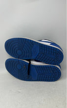 Load image into Gallery viewer, Nike Mens Air Jordan 1 Low 553558-140 Blue White Black Sneakers Shoes Size 8