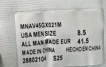 Load image into Gallery viewer, Jerko Mens White Low Top Lace-Up Running Sneaker Shoes Size 8.5