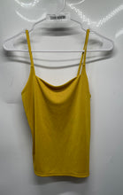 Load image into Gallery viewer, Forever 21 Womens Yellow Sleeveless Square Neck Regular Fit Camisole Top Size M