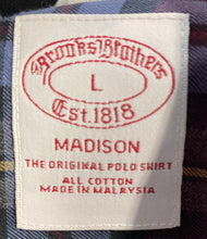 Load image into Gallery viewer, Brooks Brothers Mens Multicolor Printed Long Sleeve Collared Button-Up Shirt L