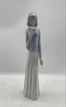 Load image into Gallery viewer, Girl Reading With A Book Porcelain Figurine Produced By Tengra Collectible