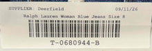 Load image into Gallery viewer, Lauren Ralph Lauren Womens Blue Denim Dark Wash Pockets Bootcut Leg Jeans Size 8