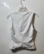 Load image into Gallery viewer, Zara Womens White Regular Fit Scoop Neck Sleeveless Pullover Tank Top Size XS
