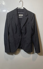 Load image into Gallery viewer, Zara Womens Black Long Sleeve Notch Lapel Single-Breasted Blazer Size M