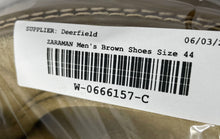 Load image into Gallery viewer, Zara Mens Brown Leather Low Top Lace-Up Round Toe Derby Shoes Size EUR 44