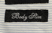 Load image into Gallery viewer, Authentic Valentino Roma Mens Blue White Striped Long Sleeve Dress Shirt Sz 17.5
