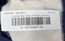 Load image into Gallery viewer, Jordan Mens Blue Short Sleeve Crew Neck Pullover Graphic T-Shirt Size XL