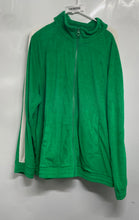 Load image into Gallery viewer, H&M Mens Green White Relaxed Fit Long Sleeve Full-Zip Track Jacket Size XL
